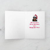 Kerstmis van Rottweiler Feestdagen Kaart (Binnen)