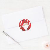 Kerstmis van Santa naar sticker (Envelop)