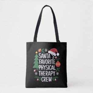 Kerstmis van Santa's favoriete fysieke therapie te Tote Bag