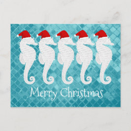 Kerstmis van Seahorse Feestdagenkaart