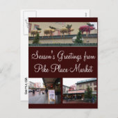 Kerstmis van Seattle Feestdagenkaart (Voorkant / Achterkant)