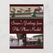 Kerstmis van Seattle Feestdagenkaart (Voorkant)