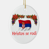 Kerstmis van Servië Keramisch Ornament (Rechts)
