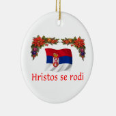 Kerstmis van Servië Keramisch Ornament (Rechts)