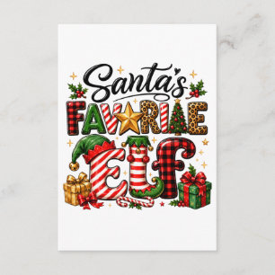 Kerstmis van Sinterklaas' favoriete elf Informatiekaartje