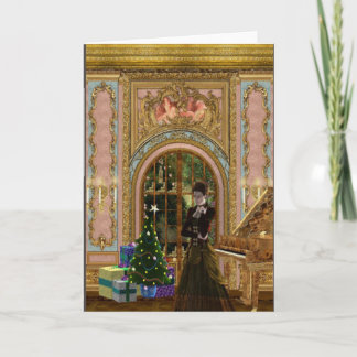 Kerstmis van Steampunk Feestdagen Kaart