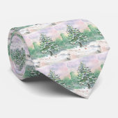 Kerstmis van vogels stropdas (Opgerold)