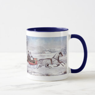 Kerstmis van vroeger, De winterweg, Paard voor de  Mok