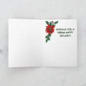 Kerstmis van Westerne roet van Montana Feestdagen Kaart (Binnen)