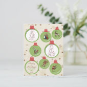 Kerstmis van Whimsylicious - Foto Feestdagenkaart (Staand voorkant)