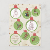 Kerstmis van Whimsylicious - Foto Feestdagenkaart (Voorkant)