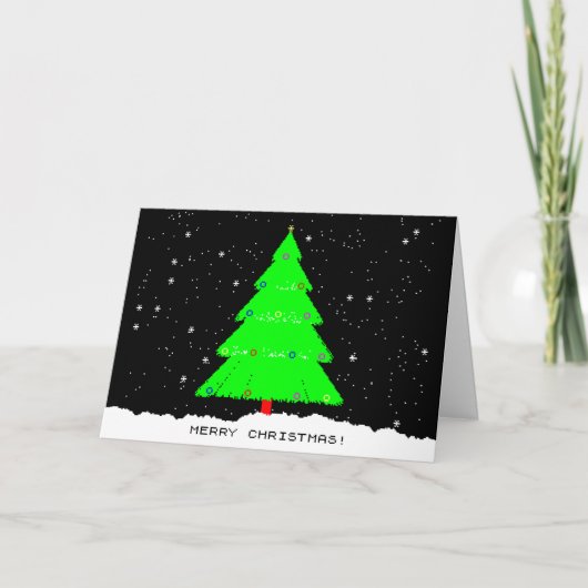 Kerstmis van ZXSpectrum Feestdagen Kaart (Voorkant)