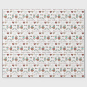 Kerstmis vanaf een verafgelegen pakpapier (Vlak)