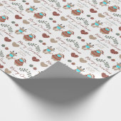 Kerstmis vanaf een verafgelegen pakpapier (Hoek)