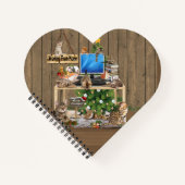 Kerstmis vanuit huis met mijn katten notitieboek (Voorkant)