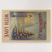 Kerstmis vanuit Washington, DC met liefde Legpuzzel (Horizontaal)