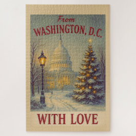 Kerstmis vanuit Washington, DC met liefde Legpuzzel