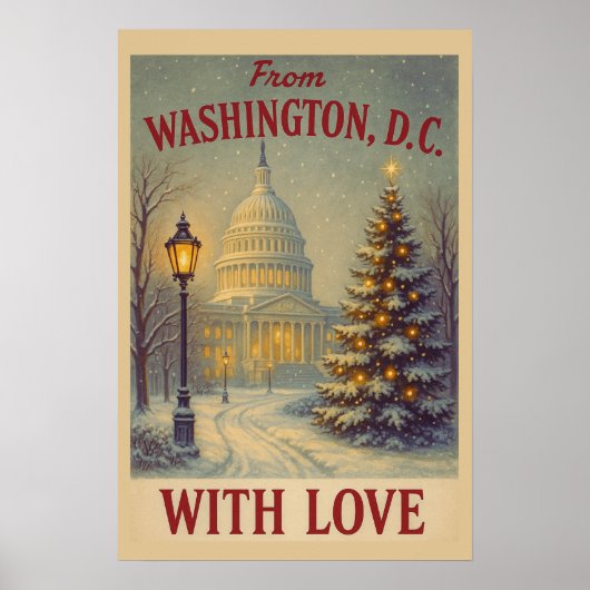 Kerstmis vanuit Washington, DC met liefde Poster (Voorkant)