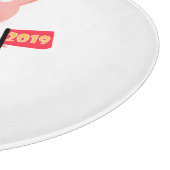 Kerstmis, varkensjaar snijplank (Hoek)