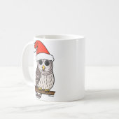 Kerstmis Verblote Uil Santa Mok (Voorkant links)