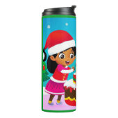 Kerstmis Verjaardag 3 Thermosbeker (Gedraaid links)