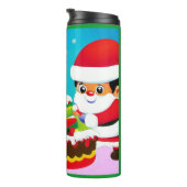 Kerstmis Verjaardag 3 Thermosbeker (Geroteerd rechts)
