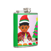 Kerstmis Verjaardag 4 Heupfles (Rechts)