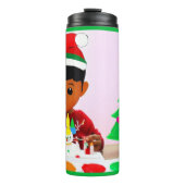 Kerstmis Verjaardag 4 Thermosbeker (Voorkant)