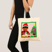 Kerstmis Verjaardag 4 Tote Bag (Voorkant (product))