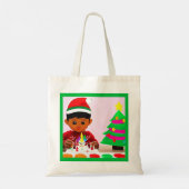 Kerstmis Verjaardag 4 Tote Bag (Achterkant)