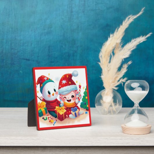 Kerstmis Verjaardag 5 Fotoplaat (Insitu)