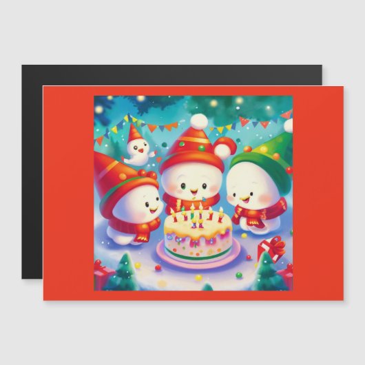 Kerstmis Verjaardag 6 (Voorkant / Achterkant)