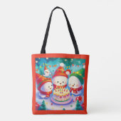 Kerstmis Verjaardag 6 Tote Bag (Achterkant)