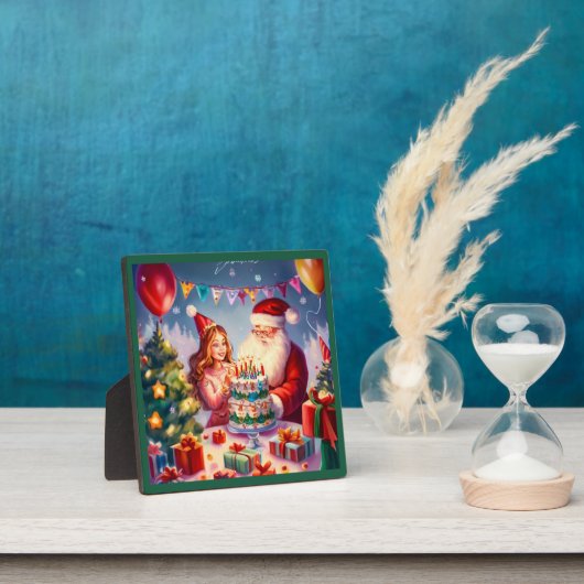 Kerstmis Verjaardag 8 Fotoplaat (Insitu)