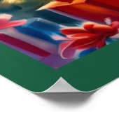 Kerstmis Verjaardag 8 Poster (Hoek)