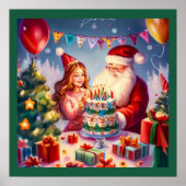 Kerstmis Verjaardag 8 Poster (Voorkant)