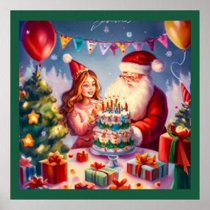 Kerstmis Verjaardag 8 Poster