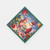 Kerstmis Verjaardag 8 Servet (Hoek)