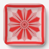 KERSTMIS, VERJAARDAG, FEESTBLOEMENKUNST PAPIEREN BORDJE (Voorkant)