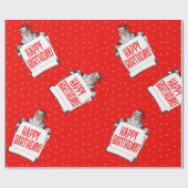 Kerstmis Verjaardag Geschenkverpakking Cadeaupapier (Vlak)