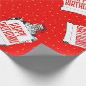Kerstmis Verjaardag Geschenkverpakking Cadeaupapier (Hoek)