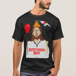 Kerstmis Verjaardag Jongen Jezus Essentiële T-shir T-shirt