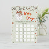 Kerstmis Verjaardagsfeestje Bingo Spel Kaart (Staand voorkant)