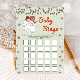 Kerstmis Verjaardagsfeestje Bingo Spel Kaart