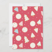 Kerstmis Verjaardagspartij Cookie Decoreren Kaart (Achterkant)