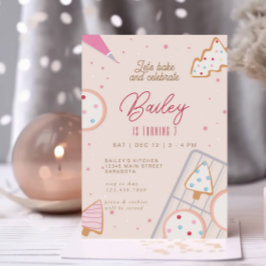 Kerstmis Verjaardagspartij Cookie Decoreren Kaart