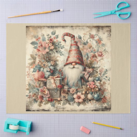 Kerstmis verleden ontwerp serie 27 tissuepapier (Craft)