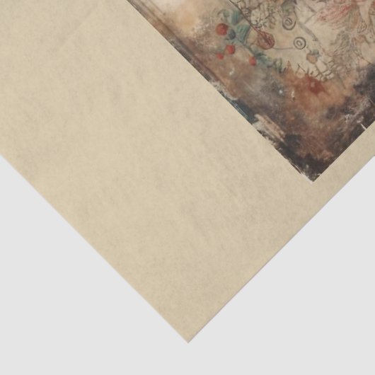 Kerstmis verleden ontwerp serie 28 tissuepapier (Detail)