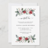 Kerstmis | Verlenging van de Floral Wedding Vow Kaart (Voorkant)