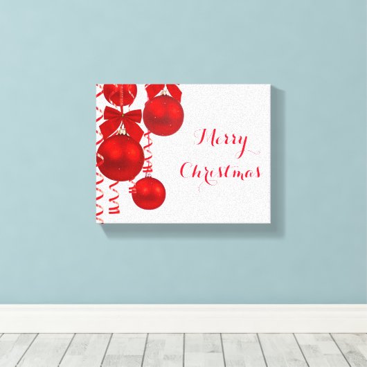 Kerstmis verpakt Canvas (Insitu (Houten vloer))